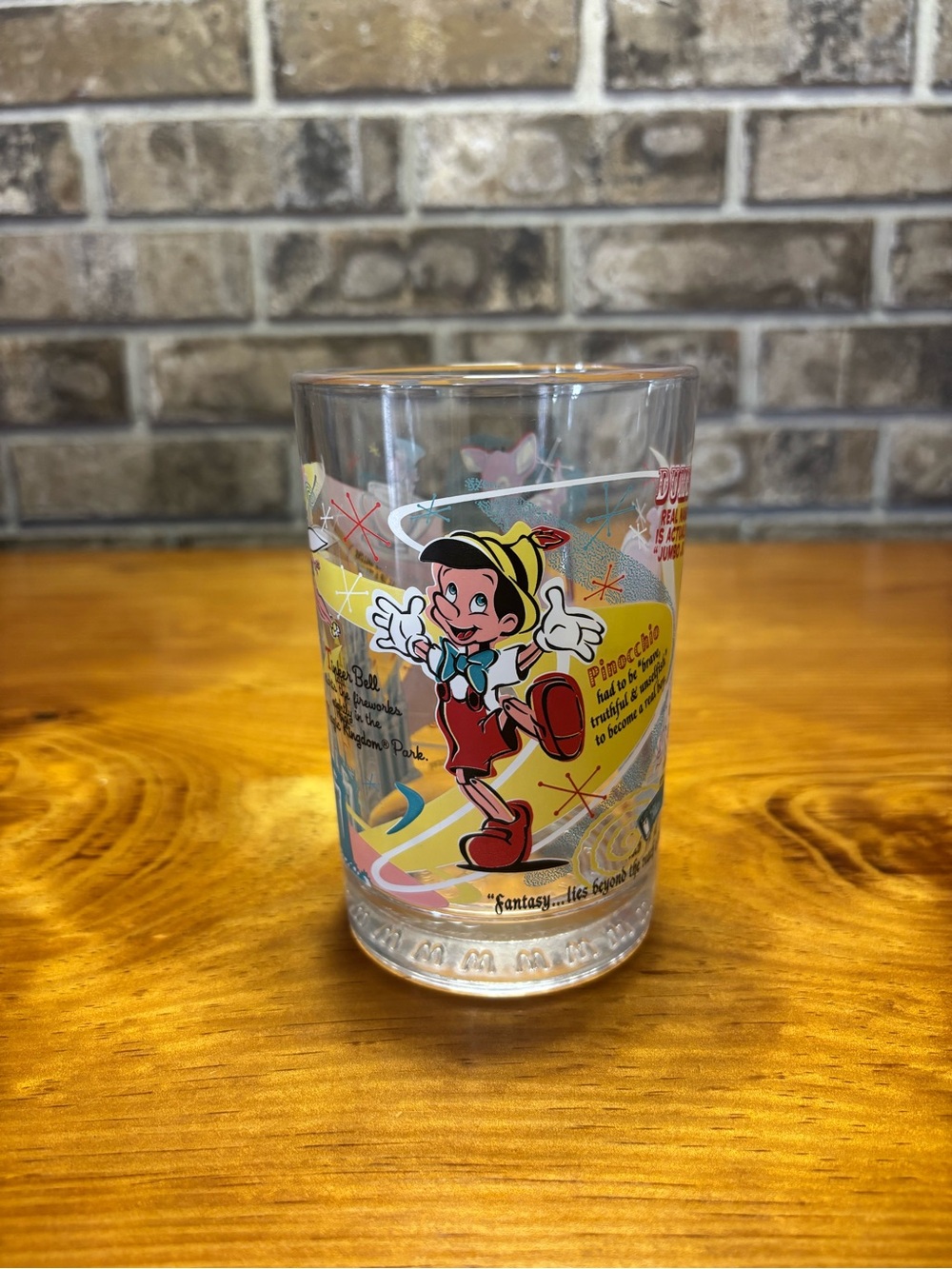 Vintage Disney Magic Kingdom McDonald’s Glass